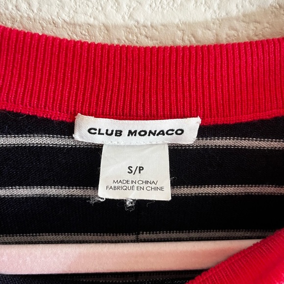 Club Monaco Striped Cropped Sweater - Picture 5 of 11